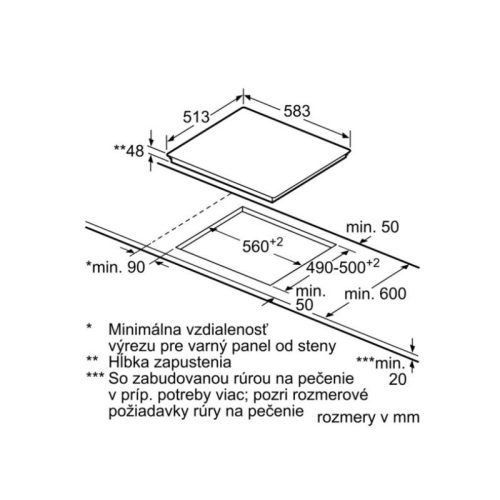 Kích thước bếp Điện BOSCH PKF645FN1E