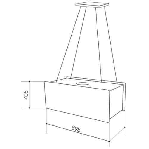 Kích thước của Máy Hút Mùi SPELIER SP - 190