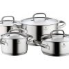Bộ nồi WMF Gourmet Plus 4 món cao cấp 0720046030 1 wmf gourmet plus 4 mon cao cap 0720046030 1