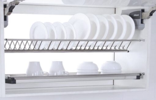 giá bát đĩa cố định dạng chữ V Inox 201 Eurogold EU01100