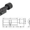 Ruột khóa 1 đầu chìa, 1 đầu vặn Hafele 916.08.426, 91mm Đồng thau