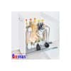 Giá dao thớt nan dẹt inox mờ, ray giảm chấn Kit Plus EC VIP.30 2 Giá dao thớt nan dẹt inox mờ, ray giảm chấn Kit Plus EC VIP.30