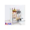 Giá dao thớt nan dẹt inox mờ, ray giảm chấn Kit Plus EC VIP.35 1 Giá dao thớt nan dẹt inox mờ, ray giảm chấn Kit Plus EC VIP.35