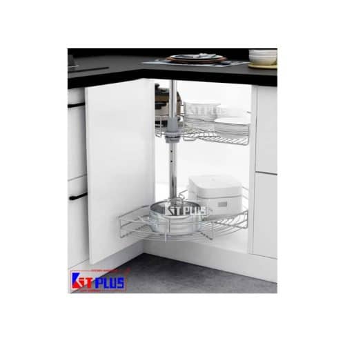 Mâm xoay Inox mờ cao cấp mở 1/2 -180 Kit Plus DK.180 VIP 3 Mâm xoay Inox mờ cao cấp mở 1/2 -180 Kit Plus DK.180 VIP
