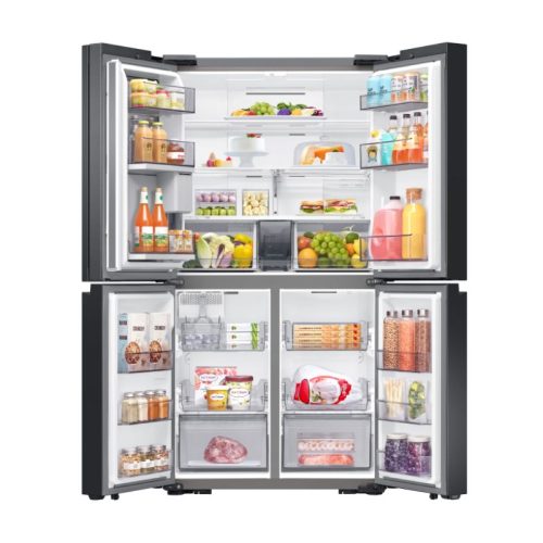 Bên trong tủ lạnh 4 cánh Mualti Door Bespoke 648 lít Samsung RF59CB66F8S/SV