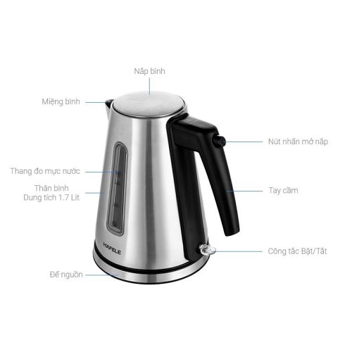 Chi tiết bình đun siêu tốc Hafele T-907B 535.43.731