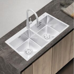 Hình ảnh chậu rửa bát inox 2 hố Eurogold EUC28850EA