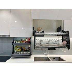 Hình ảnh Giá bát di động inox 304 nan Oval Eurogold EPV9080Pro