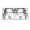 Chậu rửa bát inox 2 hố Gorlde B-210 2 Chậu rửa bát inox 2 hố Gorlde B-210