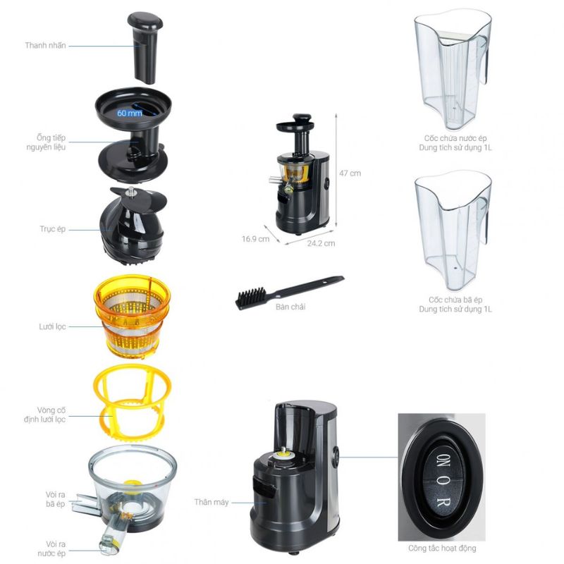 Chi tiết máy ép chậm Hafele HS-J32X 535.43.393 Chi tiết máy ép chậm Hafele HS-J32X 535.43.393