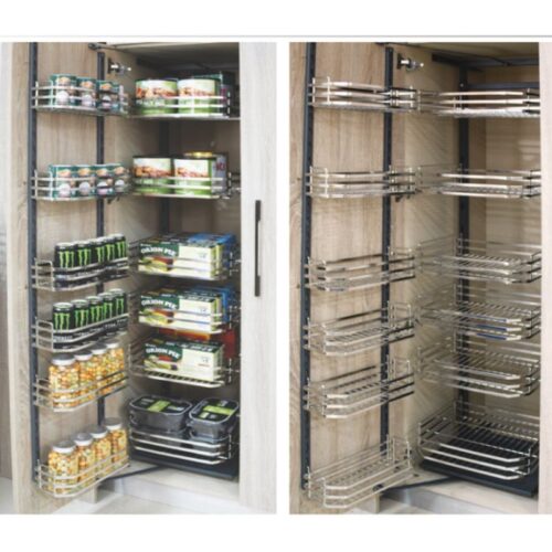 Hình ảnh tủ kho đựng đồ dự trữ inox nan dẹt BossEU BS304.645PS