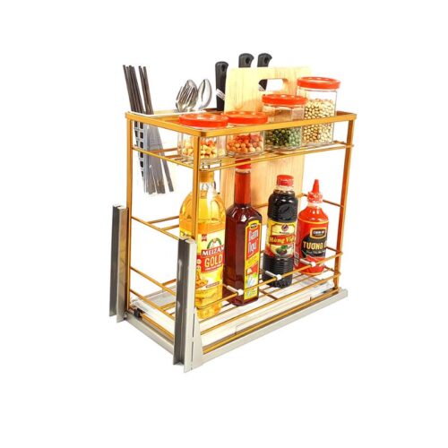Hình ảnh giá gia vị inox 304 nan dẹt BossEU BS130G