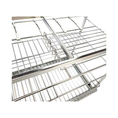 Giá gia vị inox 304 nan dẹt BossEU BS304.135GS 4 Hình ảnh giá gia vị inox 304 nan dẹt BossEU BS304.135GS