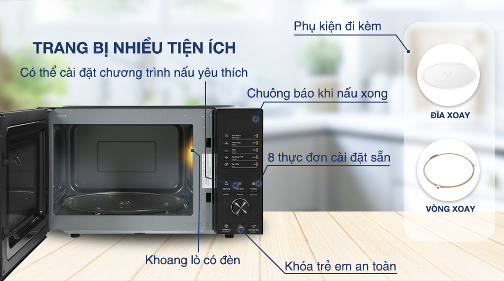 Trang bị nhiều tiện ích khác