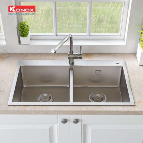 Ảnh chậu rửa bát Konox Overmount Sink KN8248DOB
