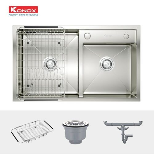 Chi tiết chậu rửa bát Konox Overmount Sink KN8248DO