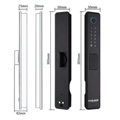 Khóa thông minh Avolock AN-396-B 4 Kích thước khóa thông minh Avolock AN-396-B