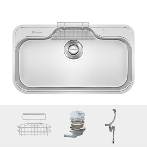 phu kien chau rua bat inox 1 ho konox tari 9051sr basic