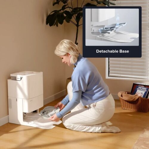 Robot hút bụi lau nhà Roborock Qrevo MaxV 4 Ảnh thực tế robot hút bụi lau nhà Roborock Qrevo MaxV