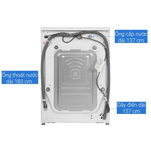 Máy giặt sấy LG giặt 11 kg – sấy 7 kg FV1411D4W 6 Mặt sau máy giặt sấy LG giặt 11 kg – sấy 7 kg FV1411D4W