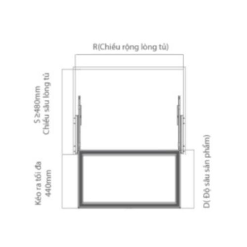 Kích thước ngăn kéo đựng quần áo bọc da cao cấp GrandX XM.80A