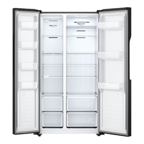 anh tu lanh 2 canh side by side inverter 519 lit lg gr b256bl