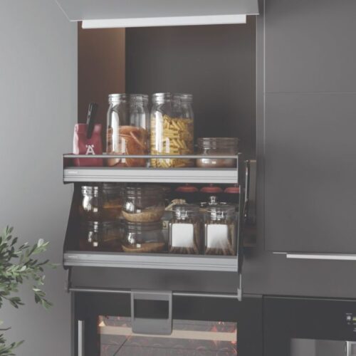 Ảnh kệ nâng hạ Hafele 504.68.373 Imove R600mm